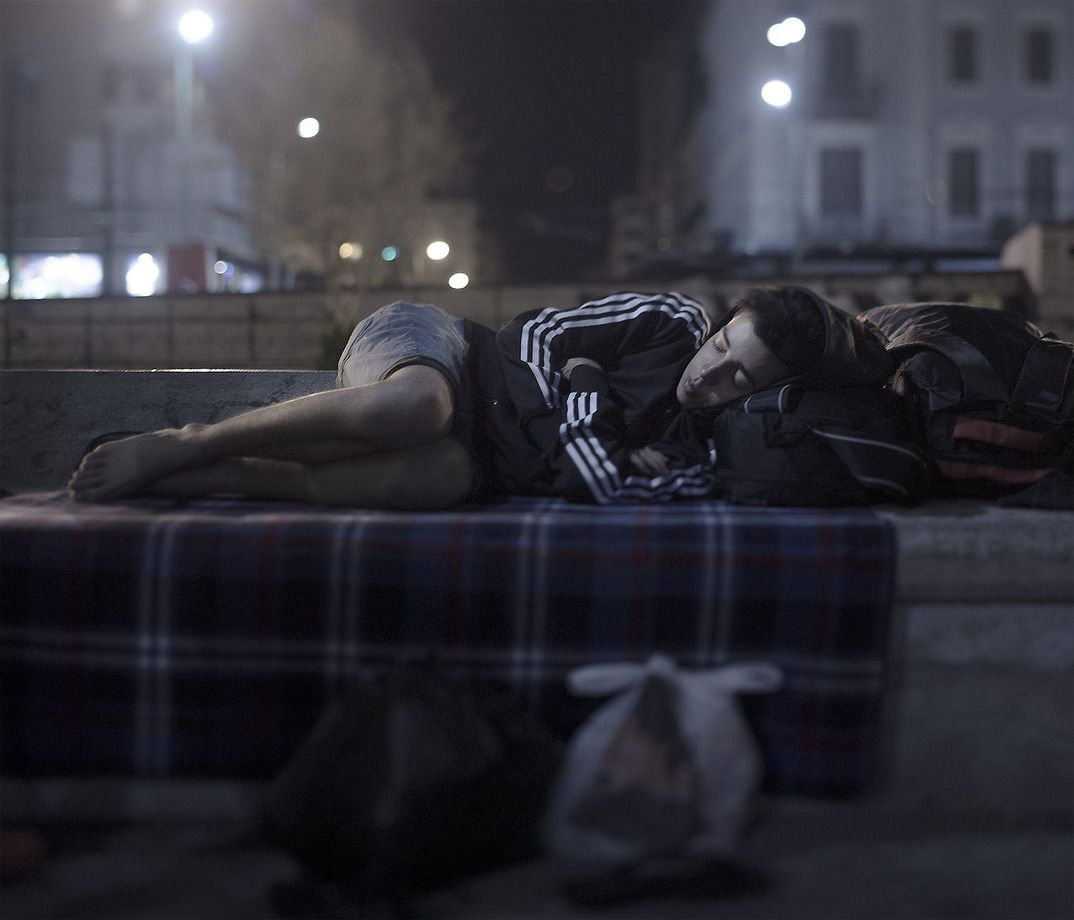 Фотография: Где и как спят дети-беженцы №11 - BigPicture.ru