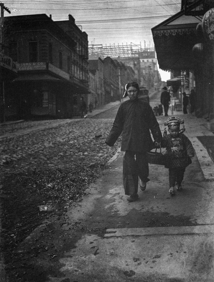 Фотография: Чайна-таун в Сан-Франциско перед землетрясением 1906 года №10 - BigPicture.ru