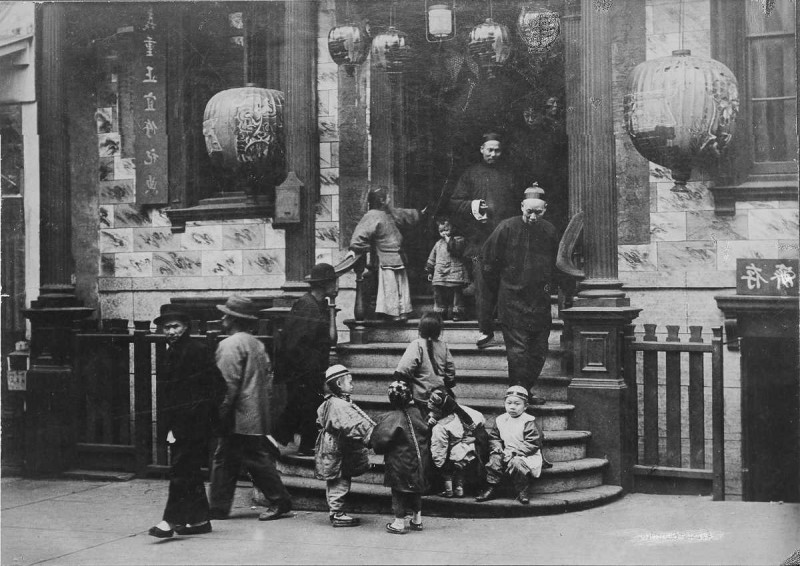Фотография: Чайна-таун в Сан-Франциско перед землетрясением 1906 года №1 - BigPicture.ru