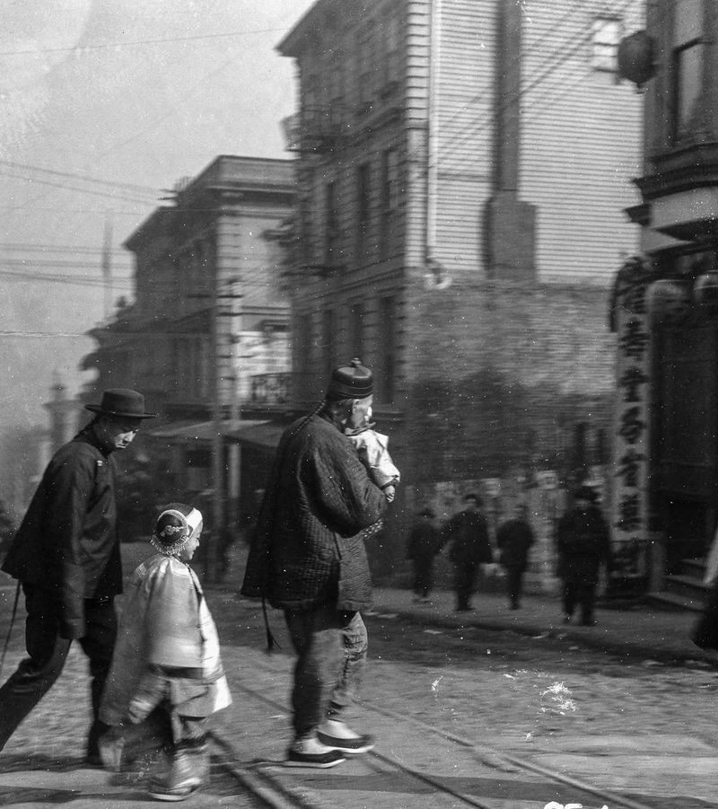 Фотография: Чайна-таун в Сан-Франциско перед землетрясением 1906 года №13 - BigPicture.ru
