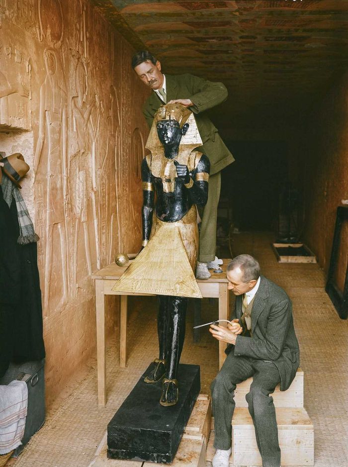 Фотография: 1922 год: открытие гробницы Тутанхамона №13 - BigPicture.ru