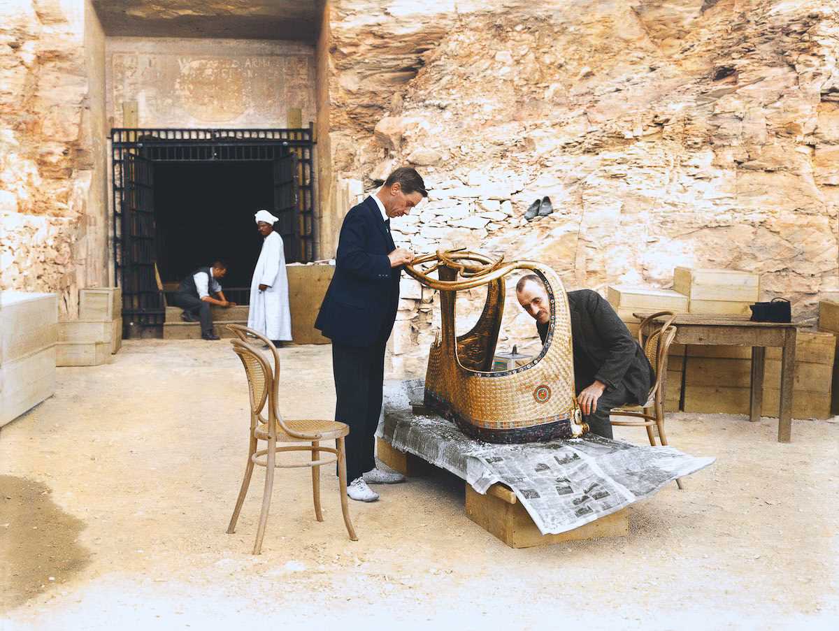 Фотография: 1922 год: открытие гробницы Тутанхамона №15 - BigPicture.ru