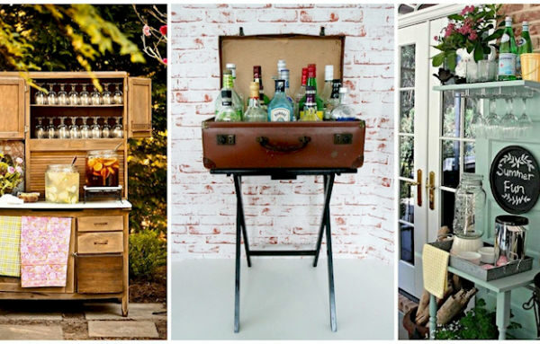 Как сделать барную стойку из старых вещей