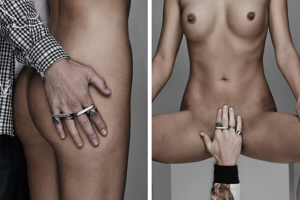 Фотография: Ювелирная компания вызвала гнев, использовав нагое женское тело в рекламе мужских украшений №3 - BigPicture.ru