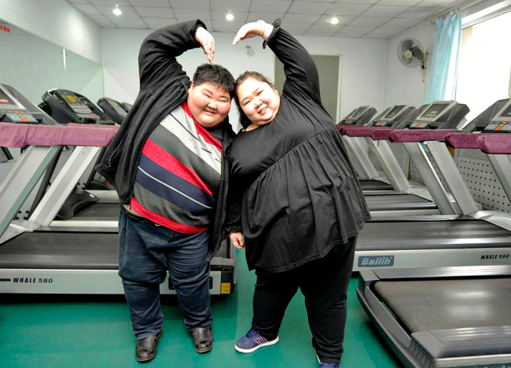 Фотография: Самая толстая пара Китая хочет сбросить вес, чтобы завести ребенка №4 - BigPicture.ru