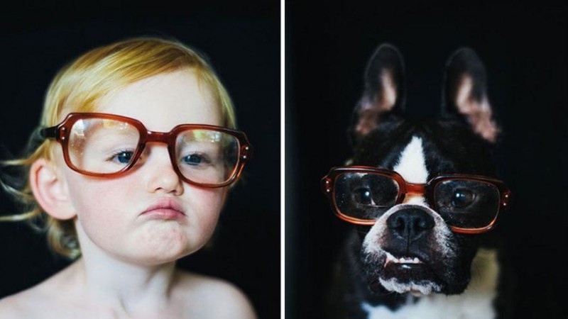 Фотография: Счастливы вместе — фотоистория о взрослении девочки и щенка №1 - BigPicture.ru