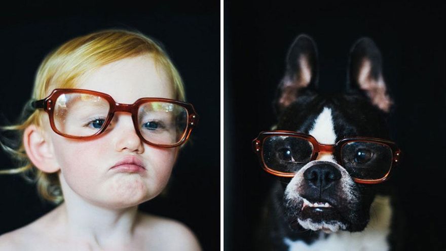 Фотография: Счастливы вместе — фотоистория о взрослении девочки и щенка №6 - BigPicture.ru