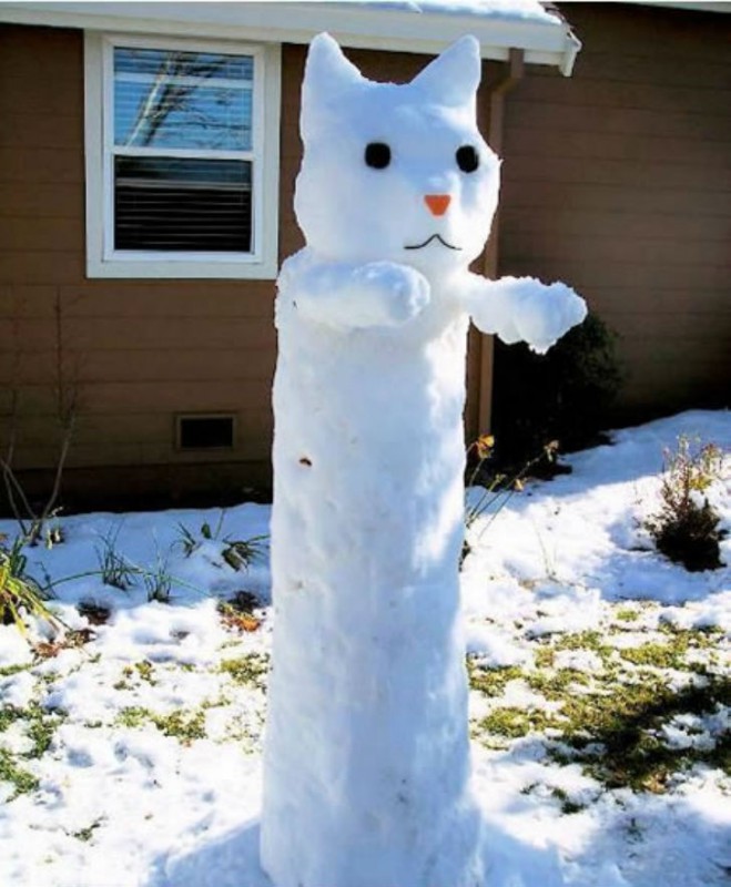 Фотография: Как слепить самого крутого снеговика, чтобы вам вся улица завидовала №20 - BigPicture.ru