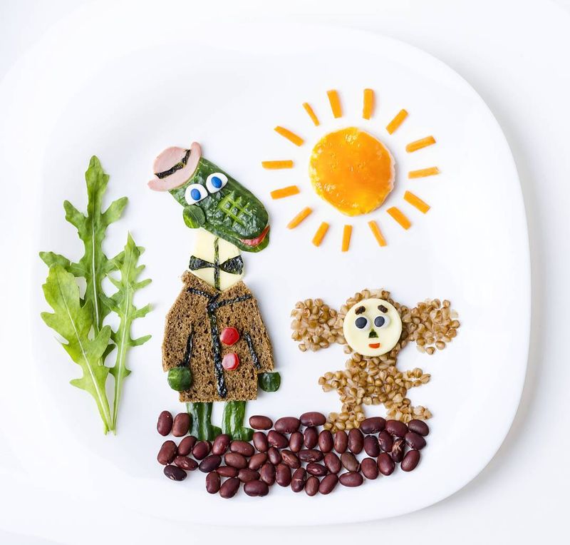Фотография: 10 способов превратить детский завтрак в мультфильм на тарелке №6 - BigPicture.ru