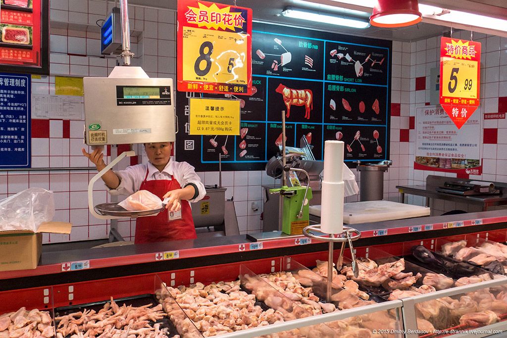 Фотография: Сладкая колбаса, или Чем питаются обычные китайцы №13 - BigPicture.ru