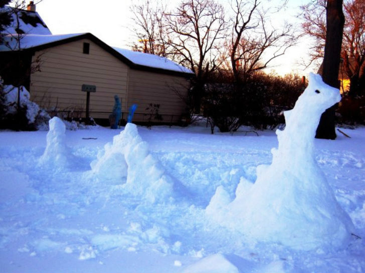 Фотография: Как слепить самого крутого снеговика, чтобы вам вся улица завидовала №12 - BigPicture.ru