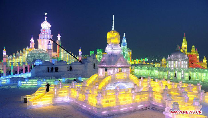 Фотография: Песнь льда и снега: в Китае проходит международный фестиваль ледяной и снежной скульптуры №17 - BigPicture.ru