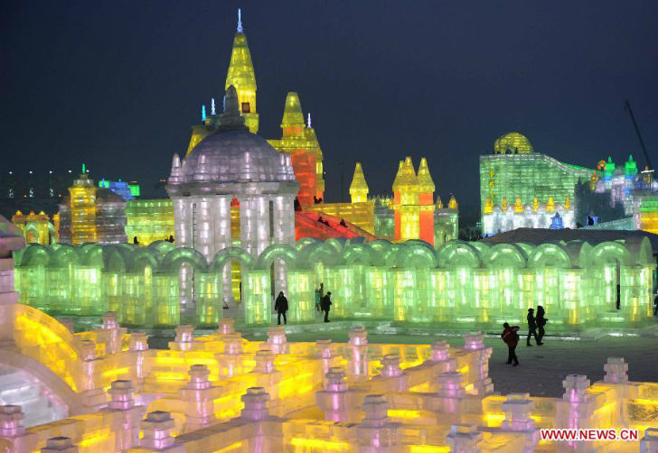 Фотография: Песнь льда и снега: в Китае проходит международный фестиваль ледяной и снежной скульптуры №2 - BigPicture.ru