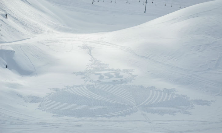 Фотография: Кто оставляет волшебные узоры на снегу среди горных альпийских вершин №5 - BigPicture.ru