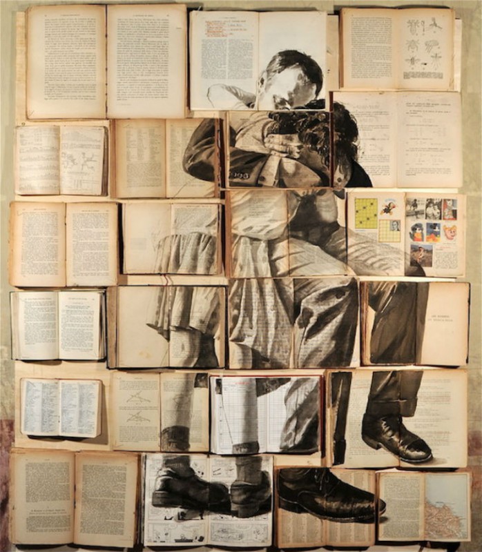Фотография: Живопись на книгах от петербургской художницы №7 - BigPicture.ru