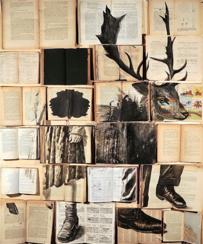 Фотография: Живопись на книгах от петербургской художницы №11 - BigPicture.ru