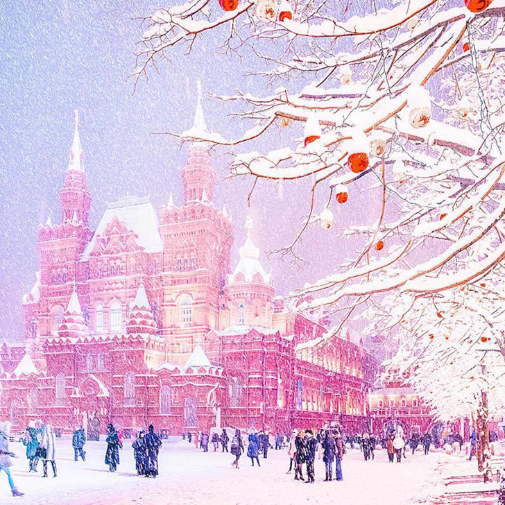 Фотография: Волшебные фотографии улиц Москвы на Рождество №12 - BigPicture.ru