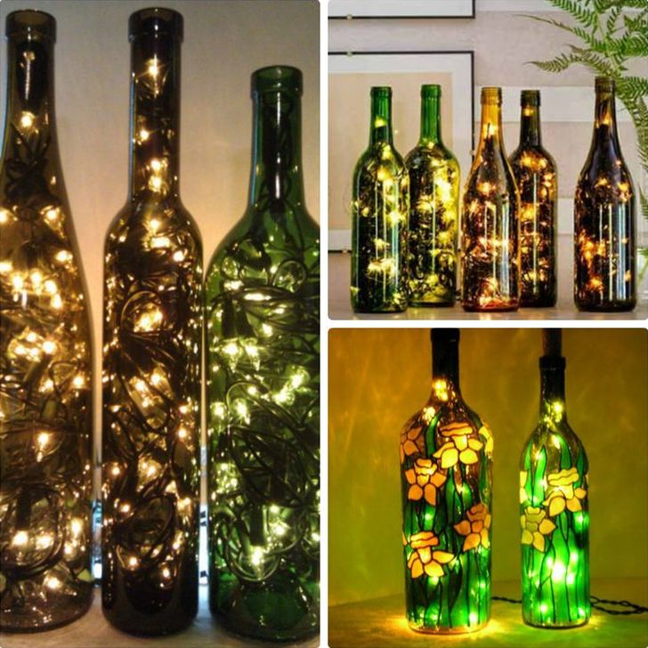 Фотография: Что делать со стеклянными бутылками после праздников: 25 крутых идей, которые преобразят интерьер №2 - BigPicture.ru