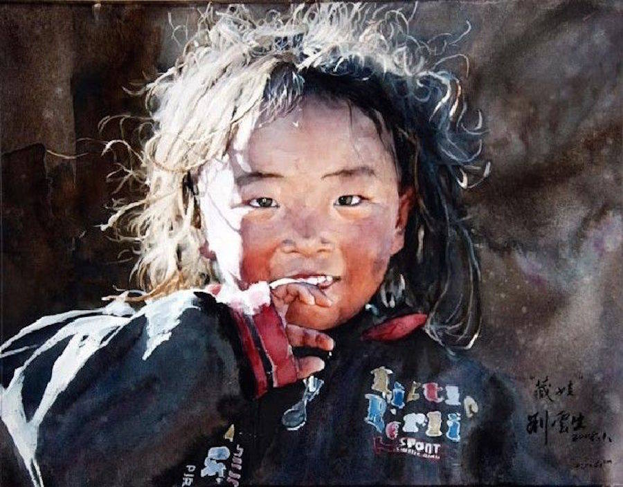Фотография: Сказочный Тибет в реалистичных акварелях Лю Йуньшена №4 - BigPicture.ru