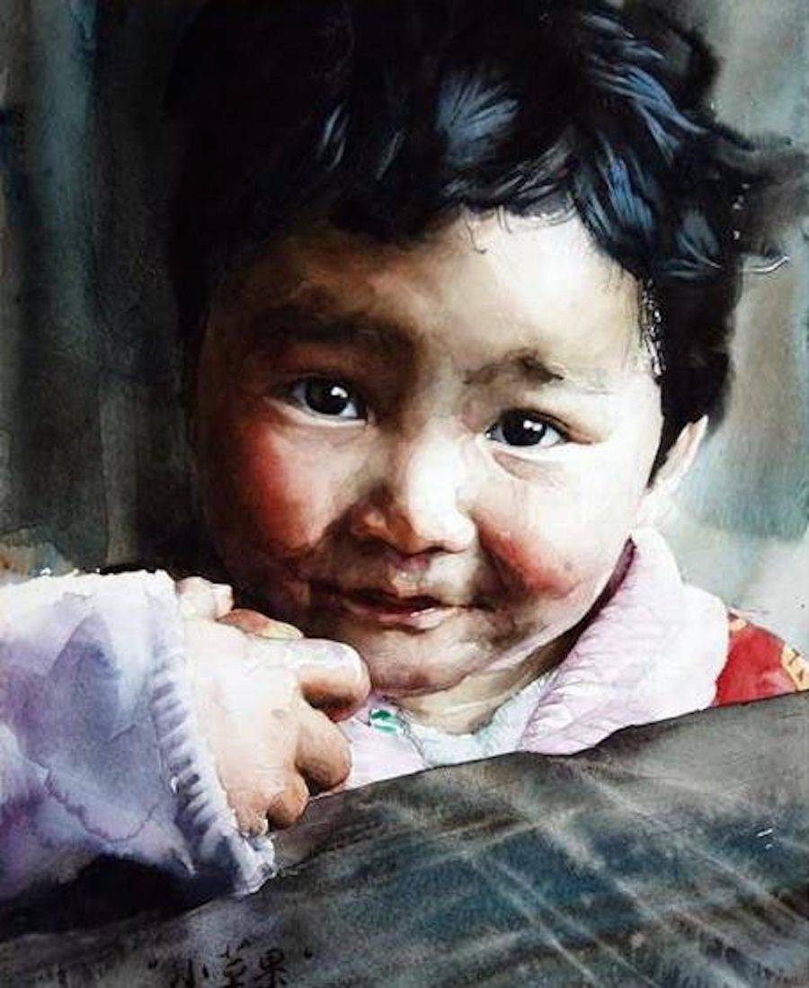 Фотография: Сказочный Тибет в реалистичных акварелях Лю Йуньшена №10 - BigPicture.ru
