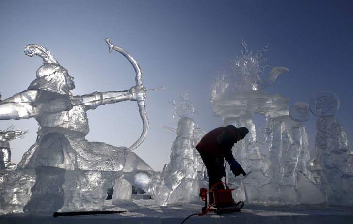 Фотография: Песнь льда и снега: в Китае проходит международный фестиваль ледяной и снежной скульптуры №25 - BigPicture.ru
