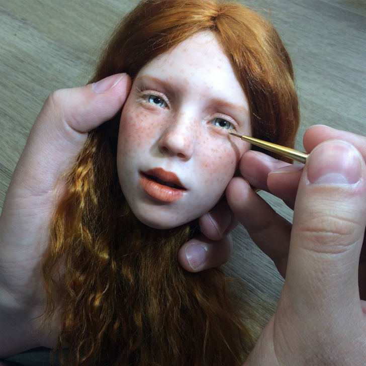 Фотография: Художник создает настолько реалистичных кукол, что аж мурашки по коже №11 - BigPicture.ru