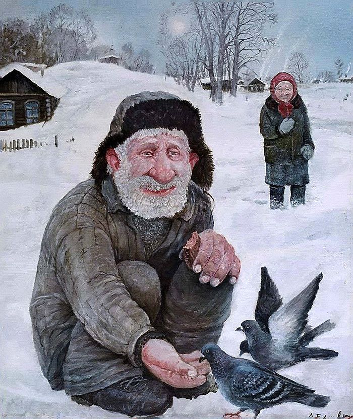 Фотография: Зимой особенно хочется летать... Уральский художник Леонид Баранов №6 - BigPicture.ru