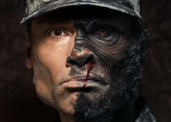 Дикие солдаты: российский фотограф показал, как солдаты превращаются в зверей