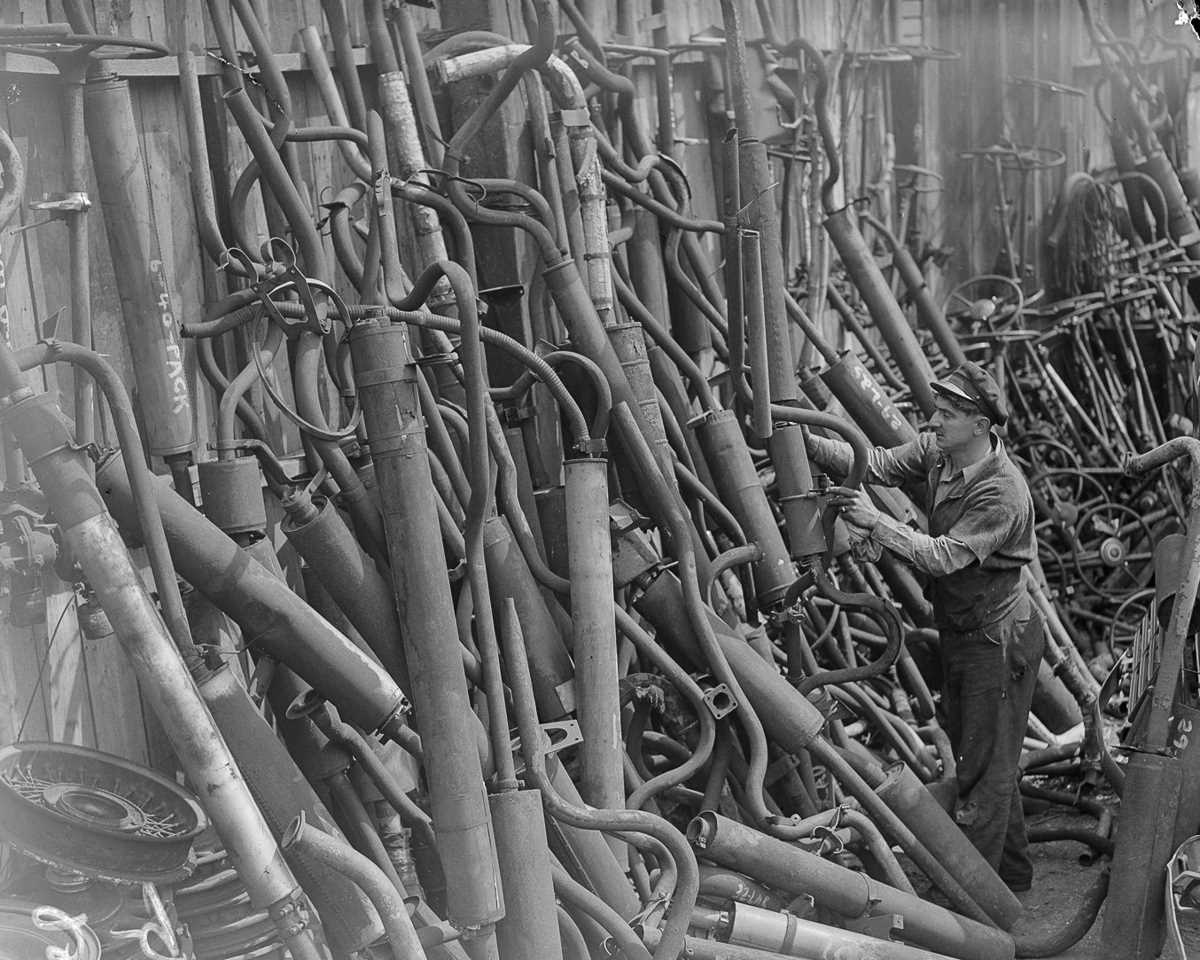 Фотография: 1942 год: как американцы собирали металлолом для военной промышленности №8 - BigPicture.ru