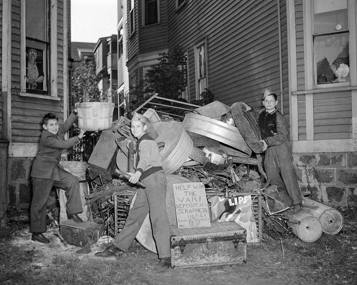 Фотография: 1942 год: как американцы собирали металлолом для военной промышленности №9 - BigPicture.ru