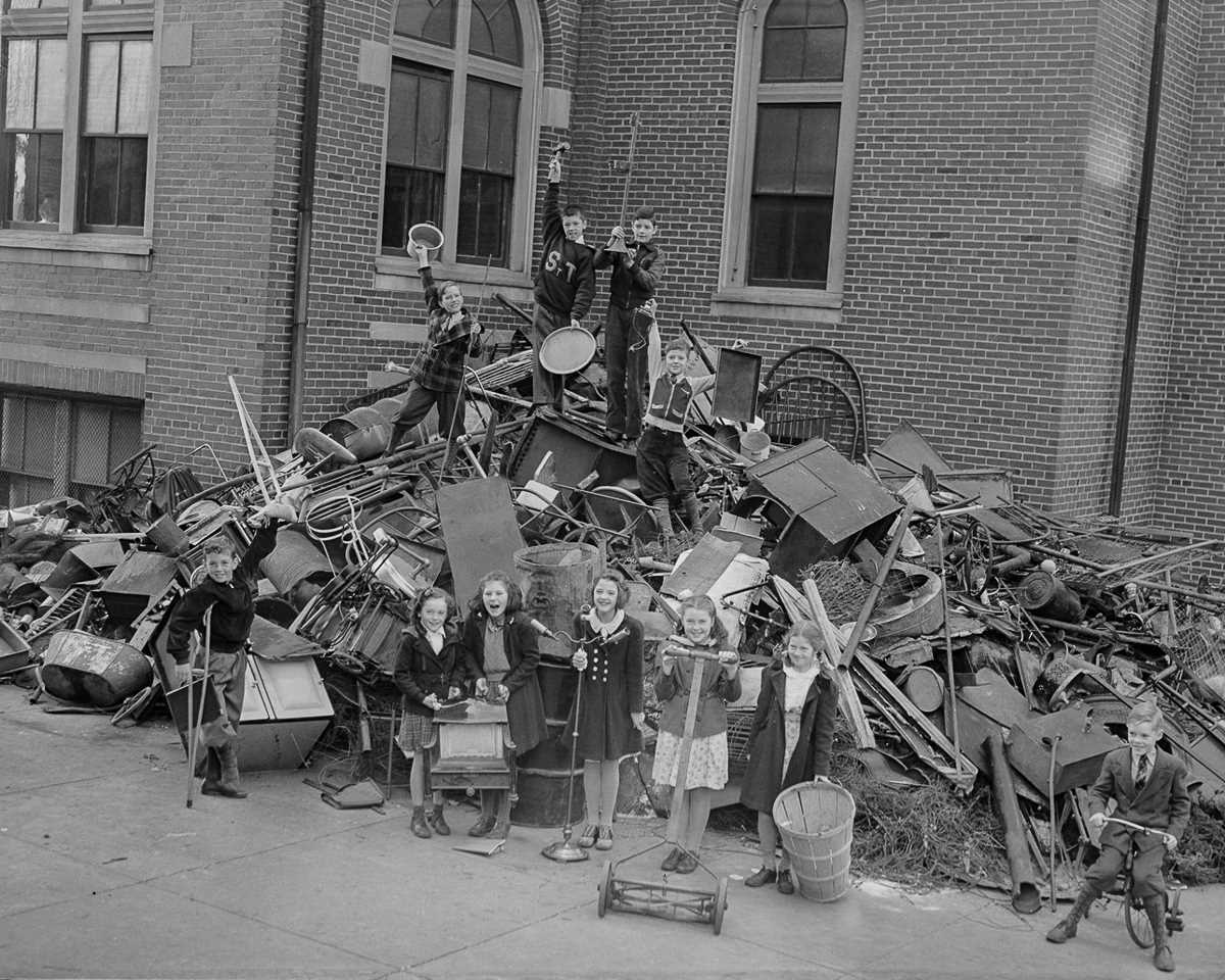 Фотография: 1942 год: как американцы собирали металлолом для военной промышленности №11 - BigPicture.ru