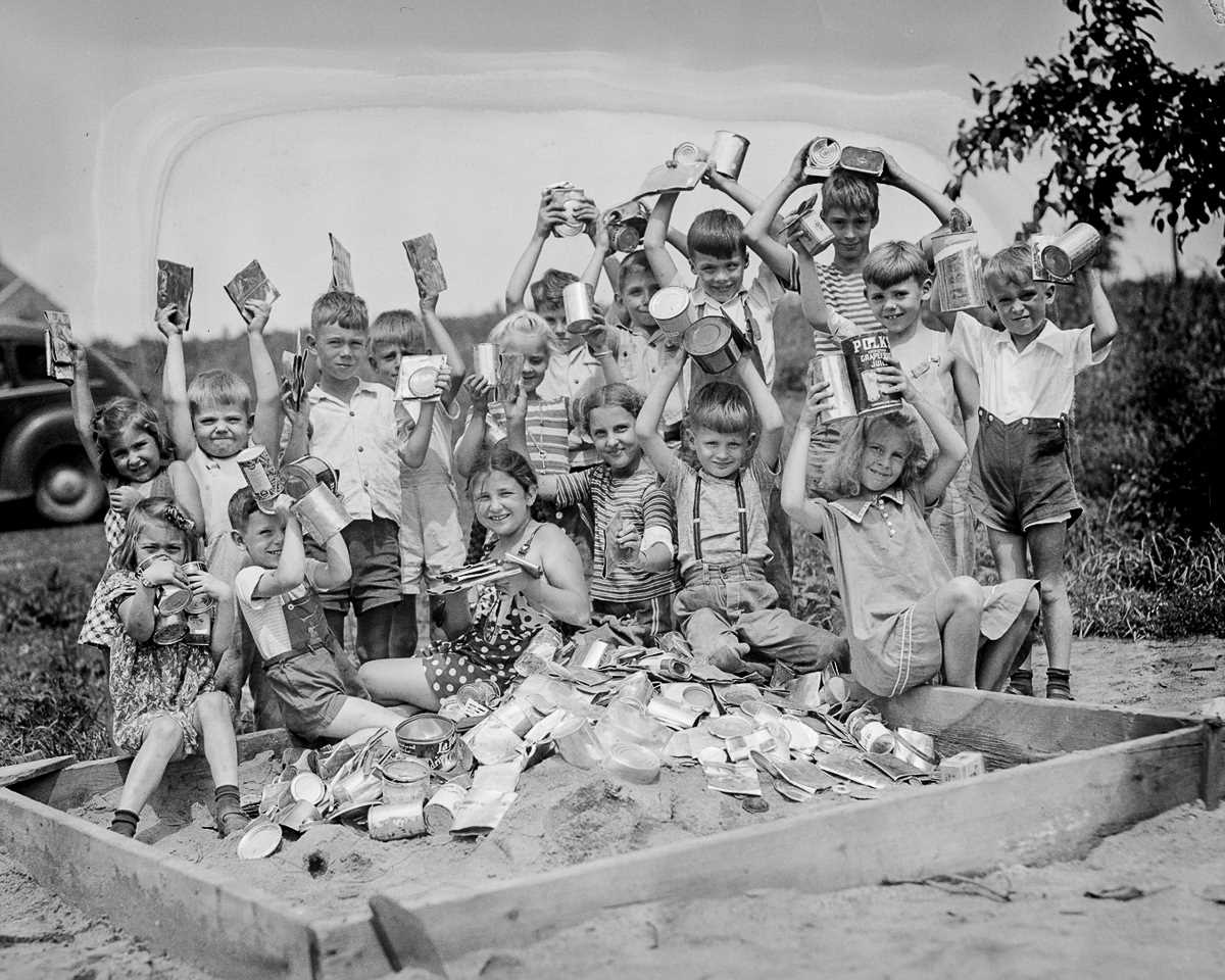 Фотография: 1942 год: как американцы собирали металлолом для военной промышленности №30 - BigPicture.ru