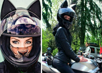 Шлем для настоящей женщины-кошки