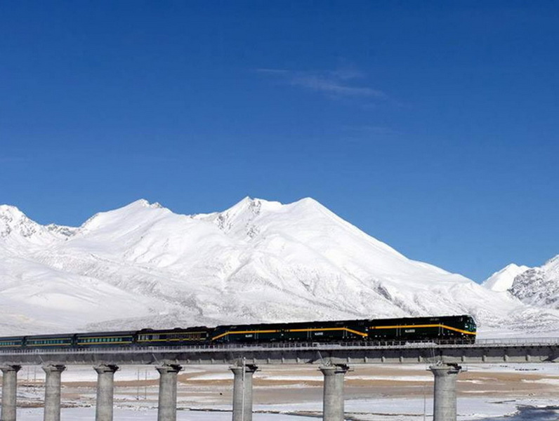 Фотография: Как китайцы построили железную дорогу в Тибет №42 - BigPicture.ru