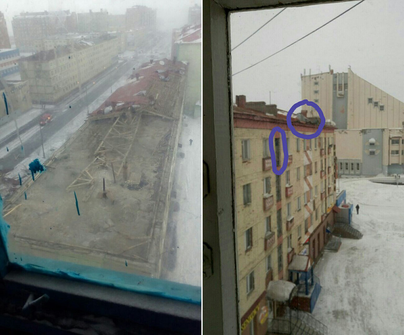 Фотография: Весна в Норильске: у домов сносит крыши, людей эвакуируют №9 - BigPicture.ru