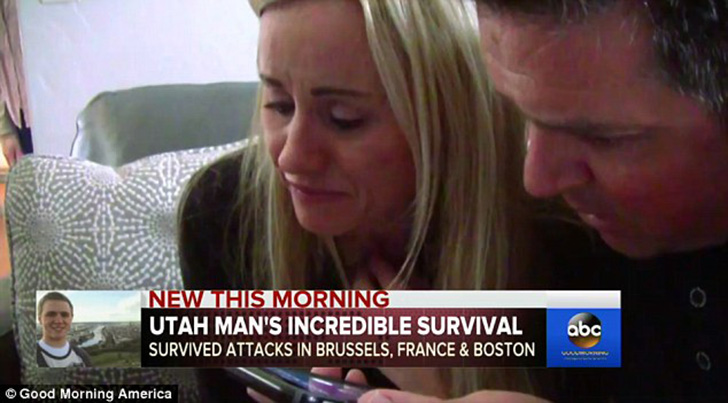 Фотография: Выживший: 19-летний американец, ставший жертвой терактов в Брюсселе, пережил до этого нападения в Париже и взрыв в Бостоне №3 - BigPicture.ru
