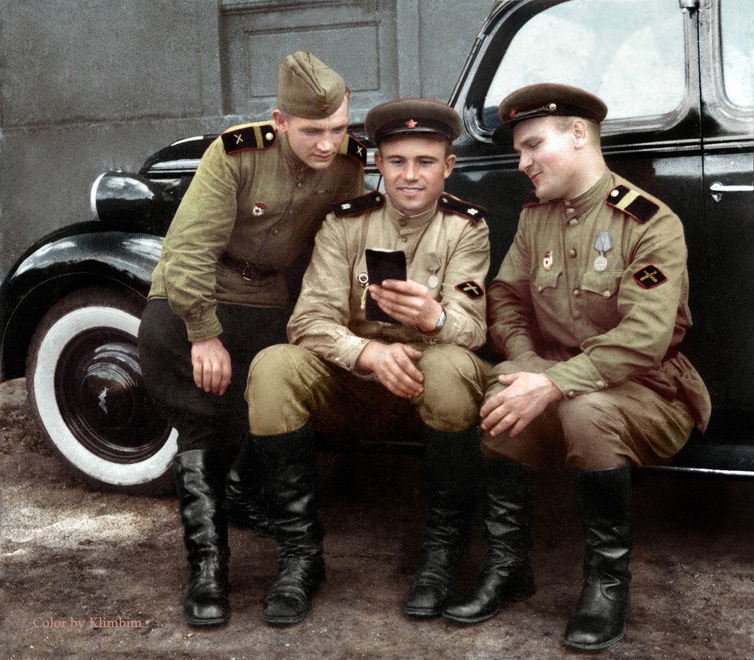 Фотография: Герои Великой Отечественной войны в цветных фотографиях №6 - BigPicture.ru