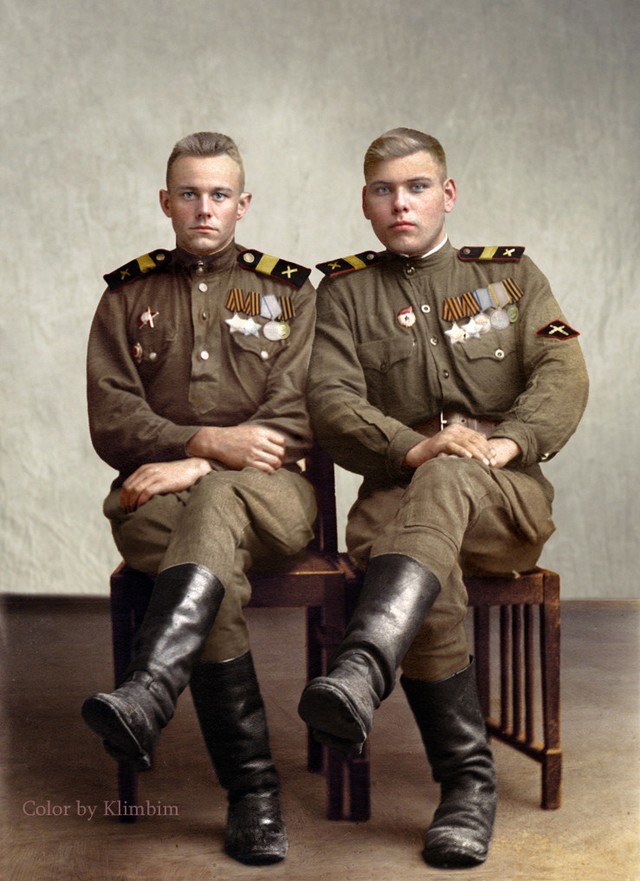 Фотография: Герои Великой Отечественной войны в цветных фотографиях №22 - BigPicture.ru