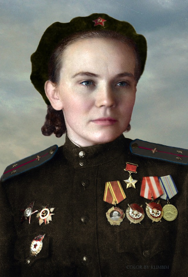 Фотография: Герои Великой Отечественной войны в цветных фотографиях №30 - BigPicture.ru