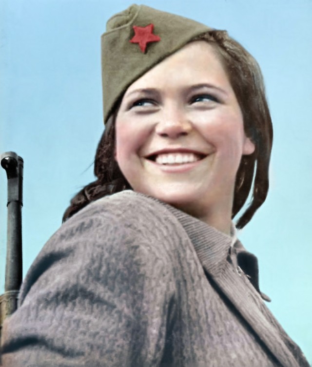 Фотография: Герои Великой Отечественной войны в цветных фотографиях №38 - BigPicture.ru
