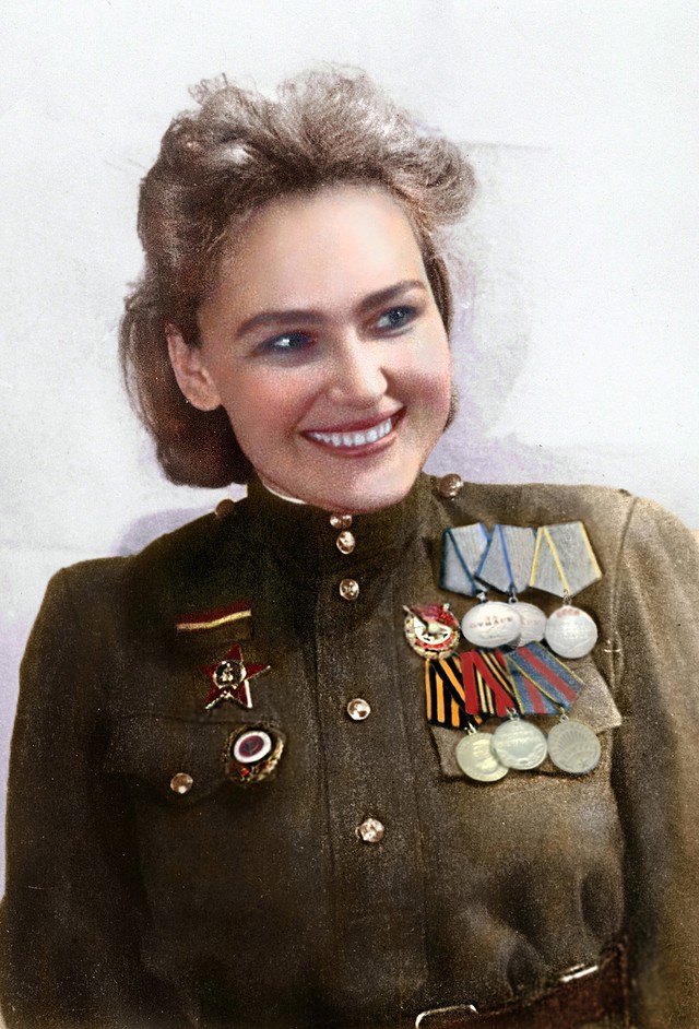 Фотография: Герои Великой Отечественной войны в цветных фотографиях №41 - BigPicture.ru