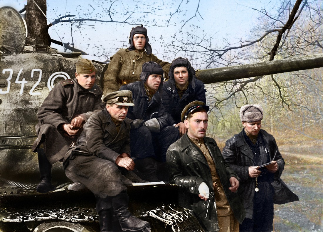 Фотография: Герои Великой Отечественной войны в цветных фотографиях №43 - BigPicture.ru
