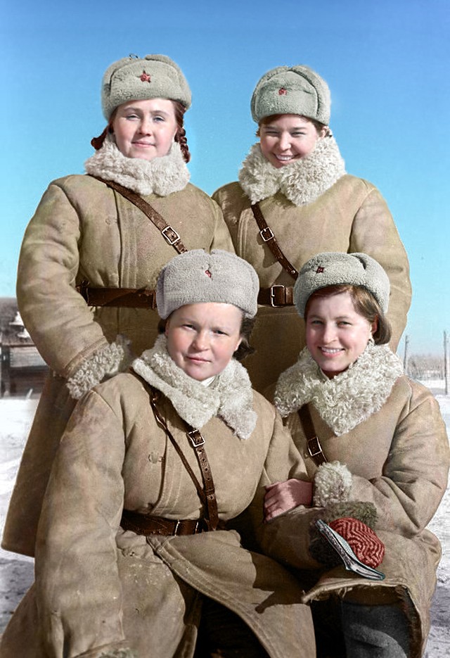 Фотография: Герои Великой Отечественной войны в цветных фотографиях №45 - BigPicture.ru