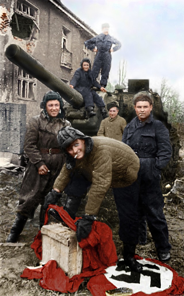 Фотография: Герои Великой Отечественной войны в цветных фотографиях №56 - BigPicture.ru