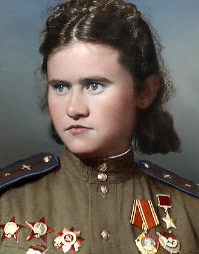 Фотография: Герои Великой Отечественной войны в цветных фотографиях №62 - BigPicture.ru
