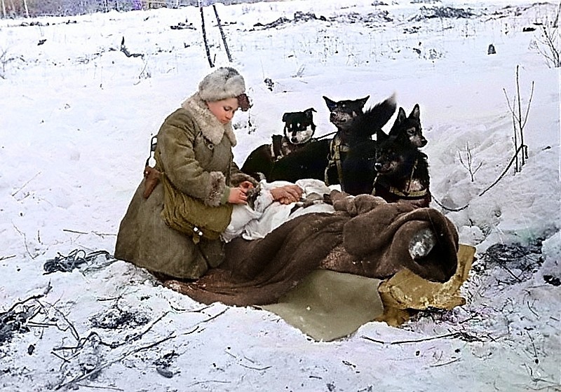 Фотография: Герои Великой Отечественной войны в цветных фотографиях №72 - BigPicture.ru