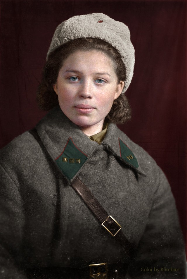 Фотография: Герои Великой Отечественной войны в цветных фотографиях №75 - BigPicture.ru