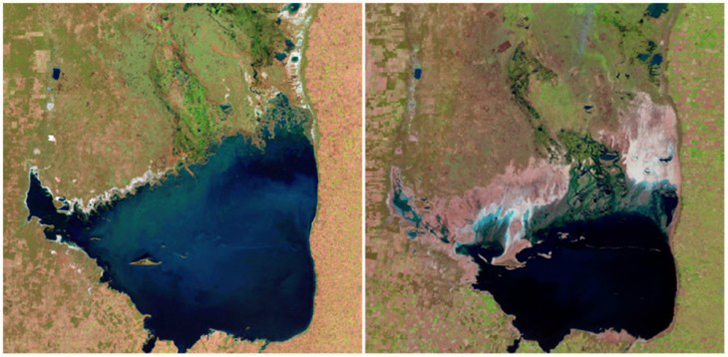 Фотография: Глобальное изменение климата в фотографиях NASA: до и после №11 - BigPicture.ru