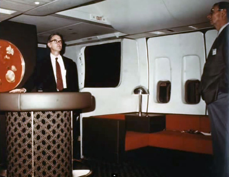 Роскошный полет в 1970-е на Boeing 747
