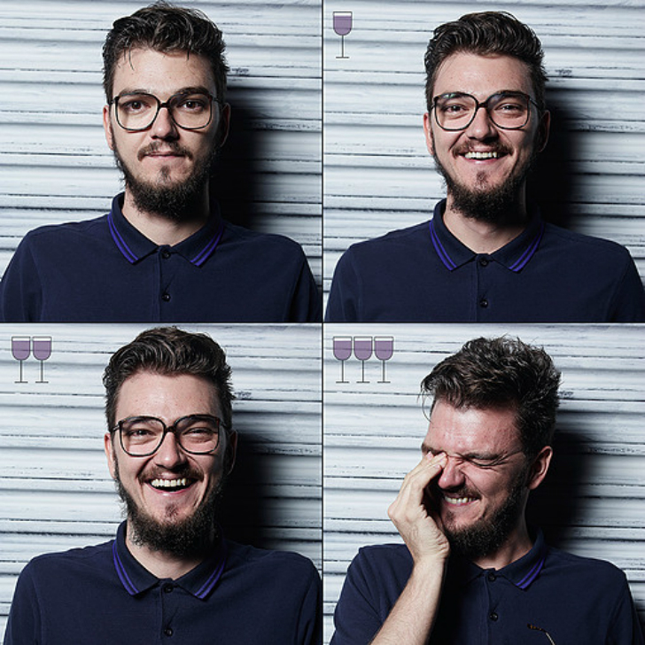 Фотография: Все оттенки пьяного: лицо до и после пары бокалов №3 - BigPicture.ru
